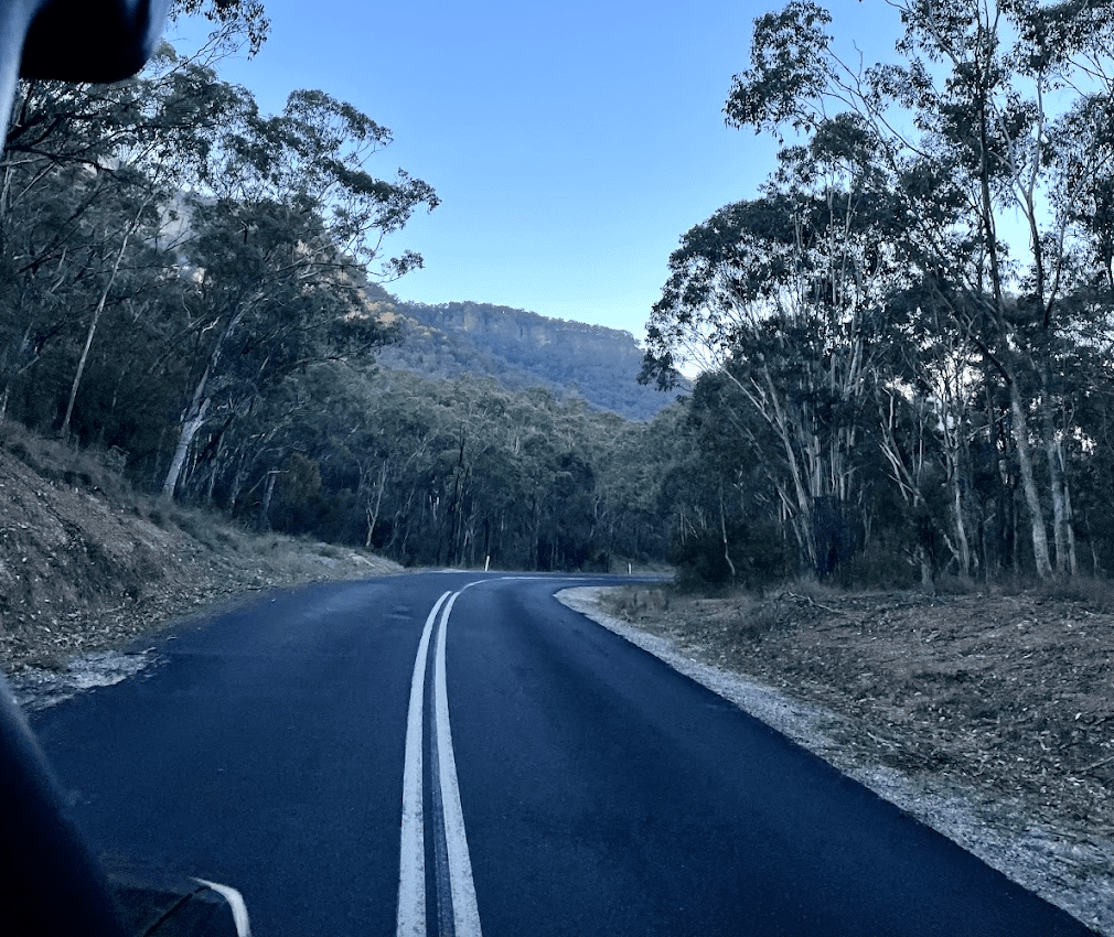 Glen Davis Rd in Capertee Valley National Park