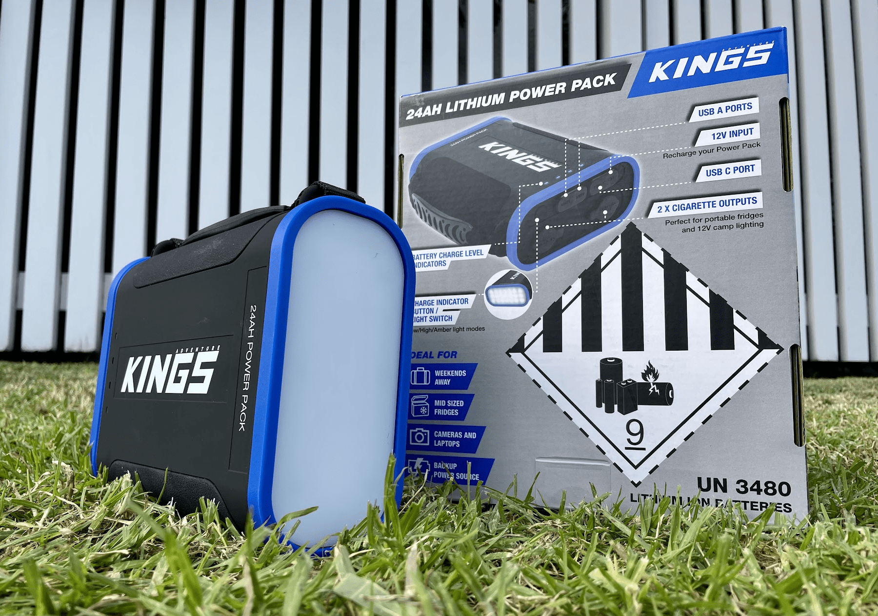 Unpacking the Kings 24Ah power pack