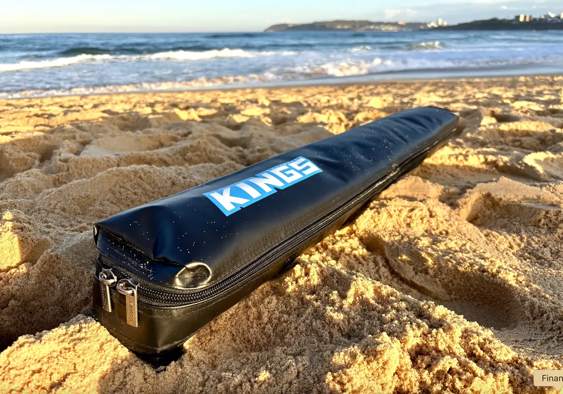 Unboxed Kings Ensuite Shower Tent on the beach