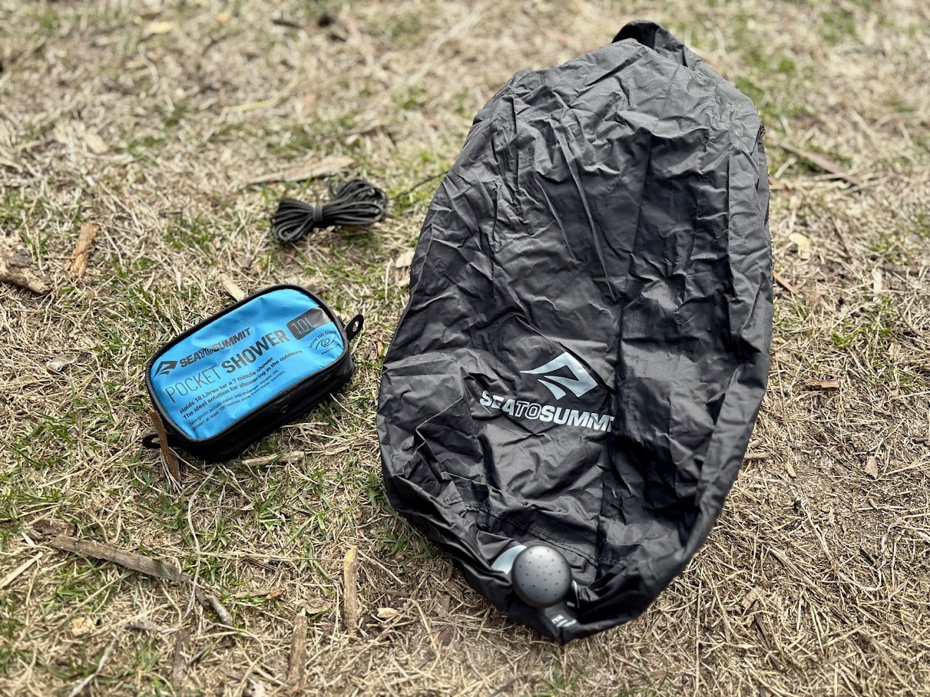 Sea to Summit Pocket Shower unpacked