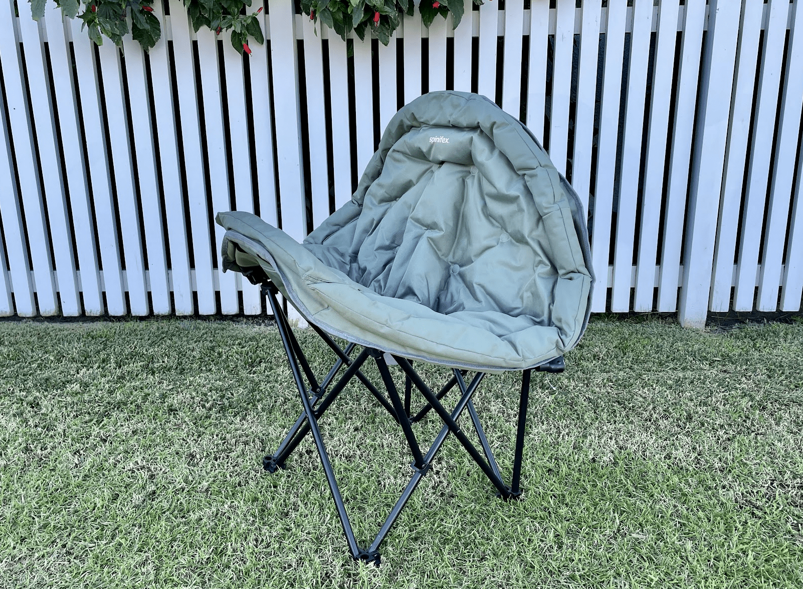 Heavy padding on the Spinifex Comfort Line Moon Chair