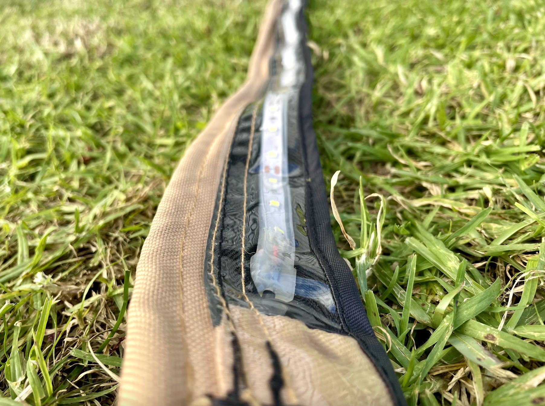 The 130cm Kings LED strip light is encased in a thick, IP65-rated waterproof sheath