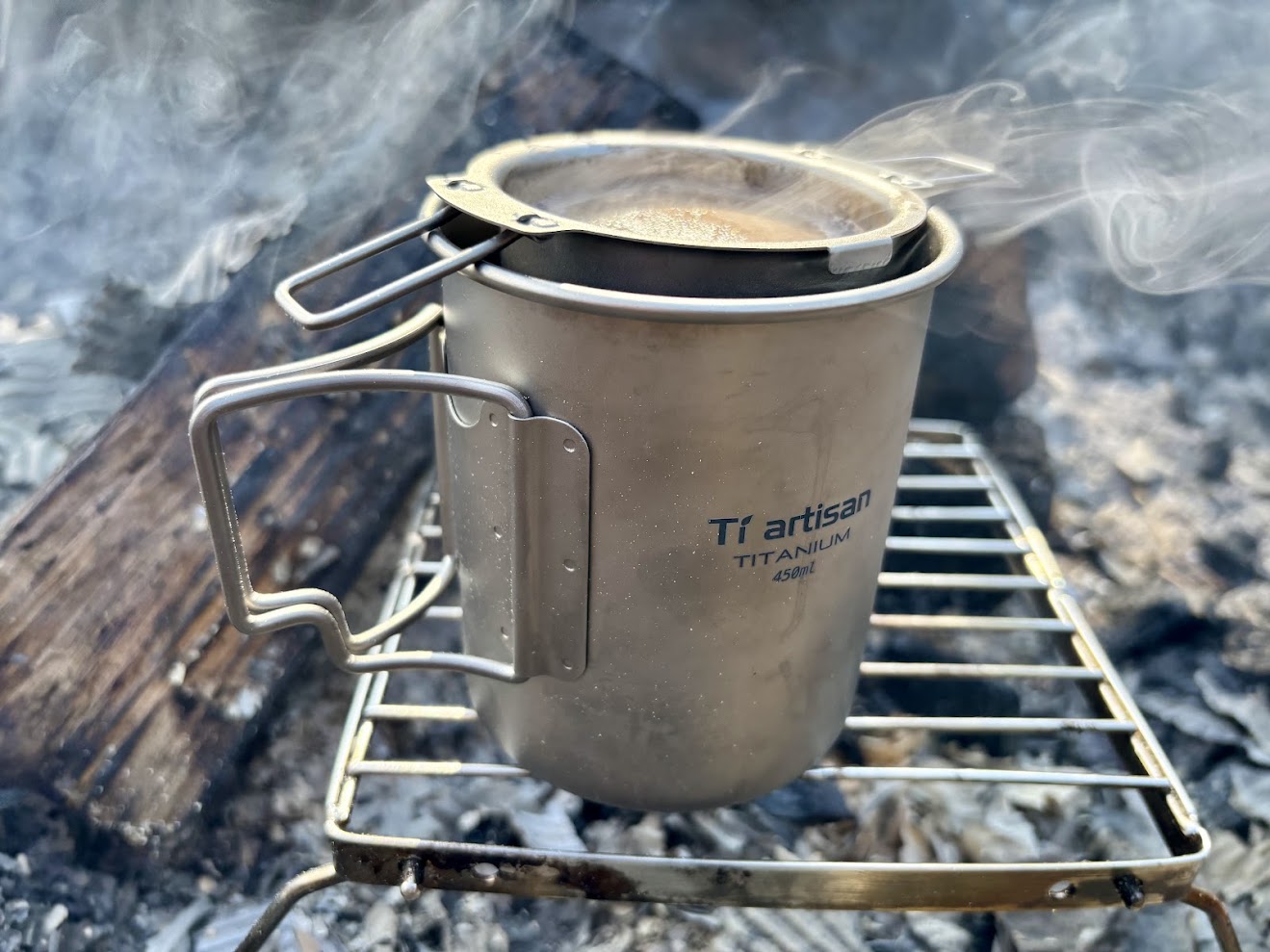 Review of the 450ml Ti Artisan titanium cup