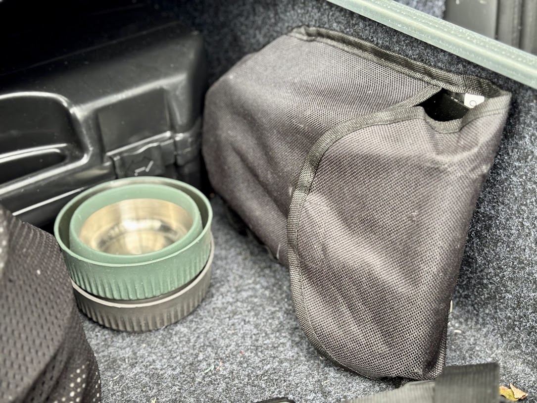 The Kings shovel slots easily into the Titan drawer next to our other gear