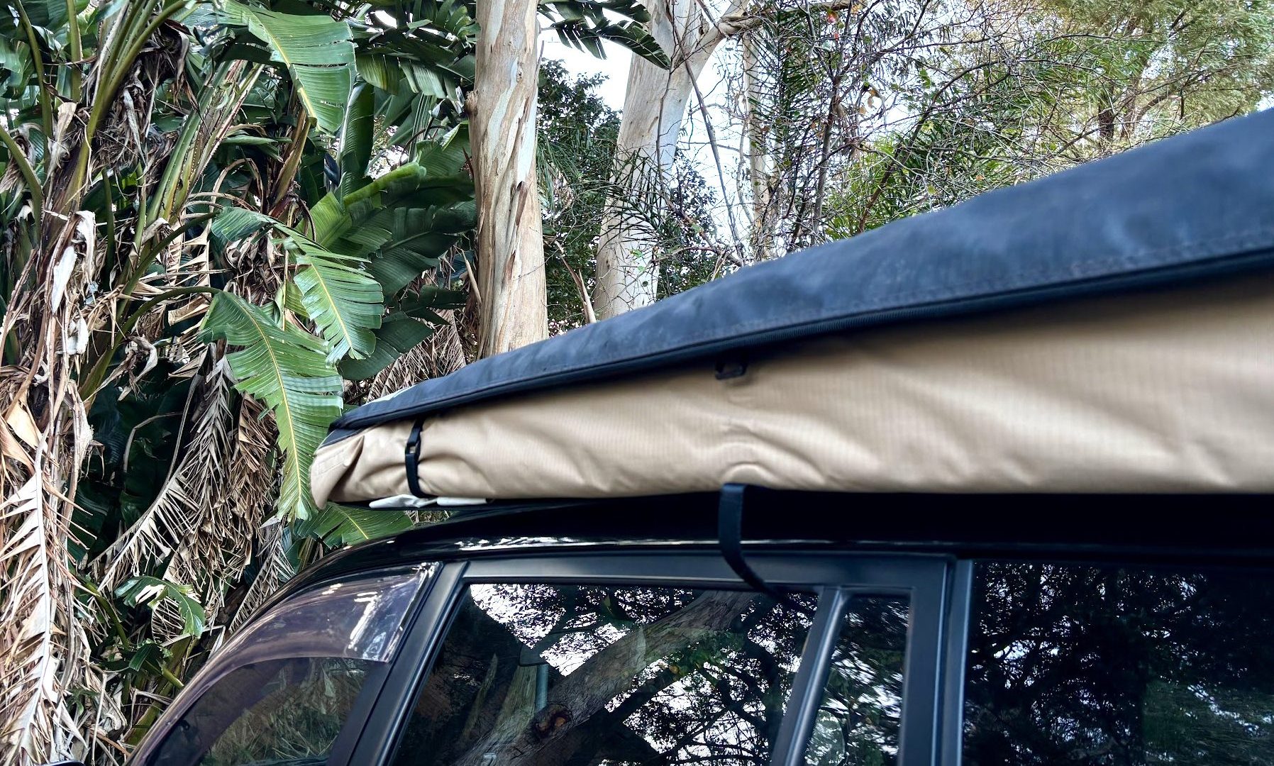The XTM awning feels solid and the bag itself is thick and well stitched