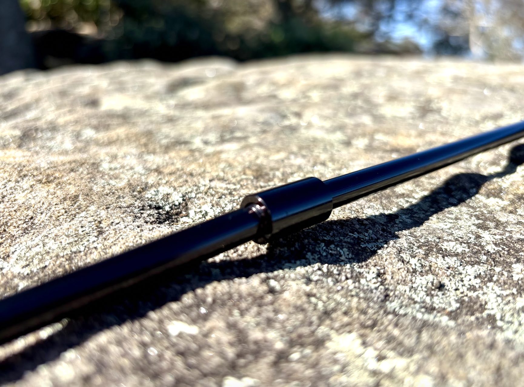 Assembled aluminium legs of foldable fire tripod