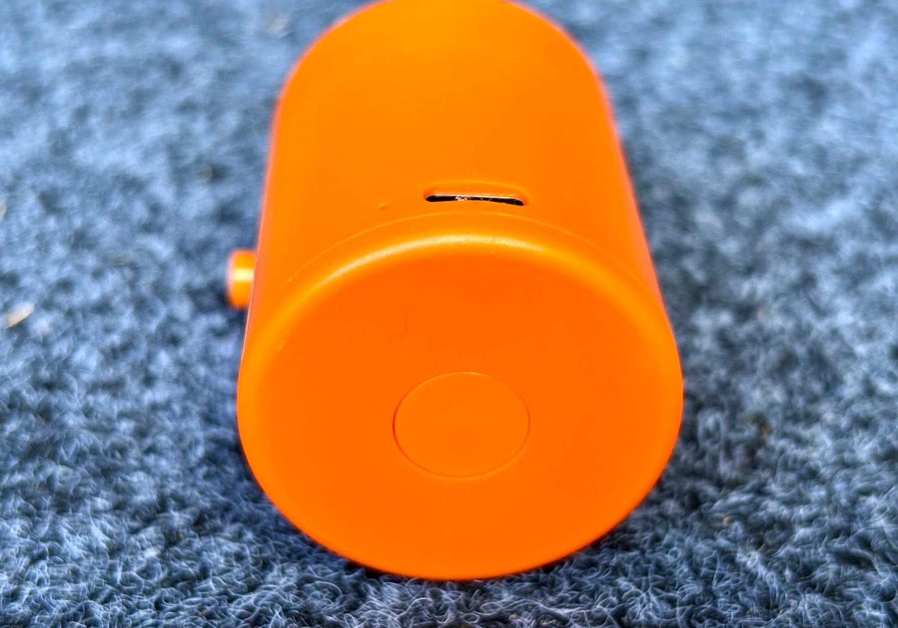Bottom of Flextail Tiny camping air pump with USB inlet