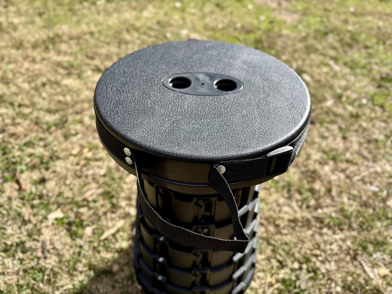 Carry strap of collapsible camping stool