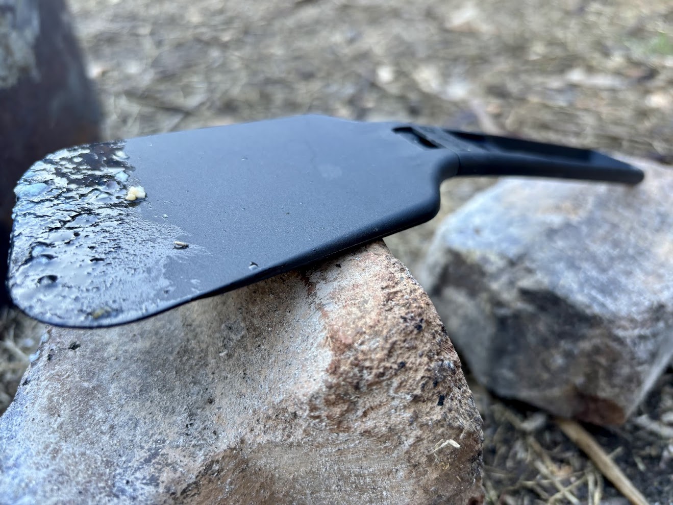 Close-up of spatula head for camping from Sea to Summit
