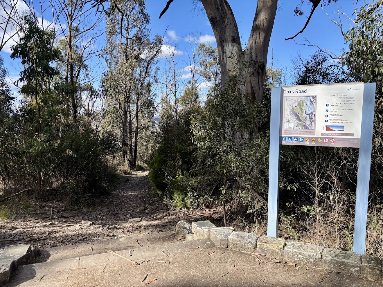 Coxs Road Trail at mt york campground