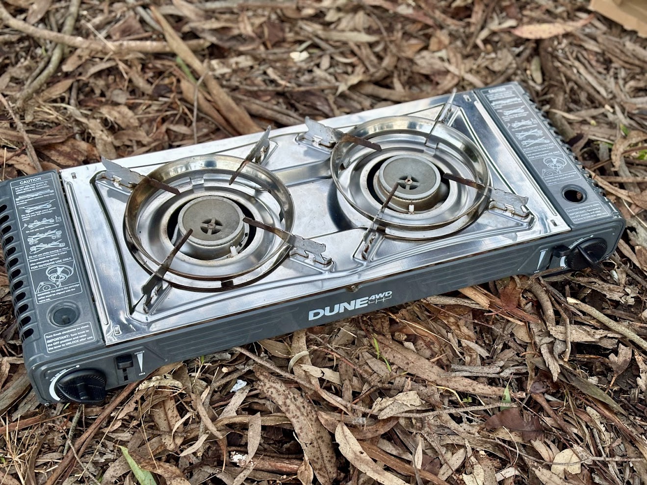 Dual burners of the Dune Camp Stove