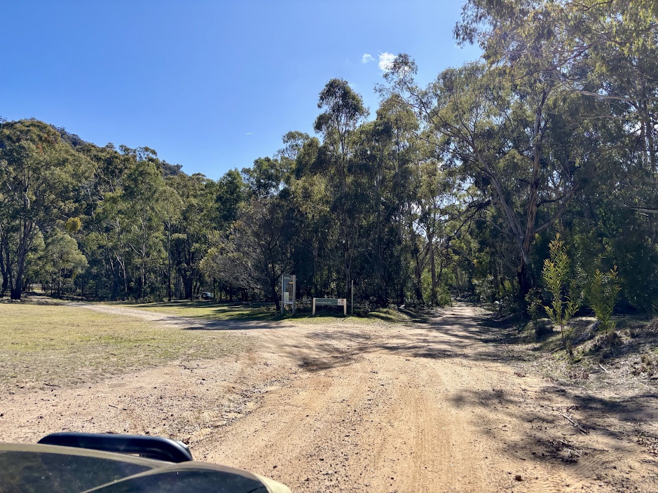 Entrance at Mount Airly camping area​