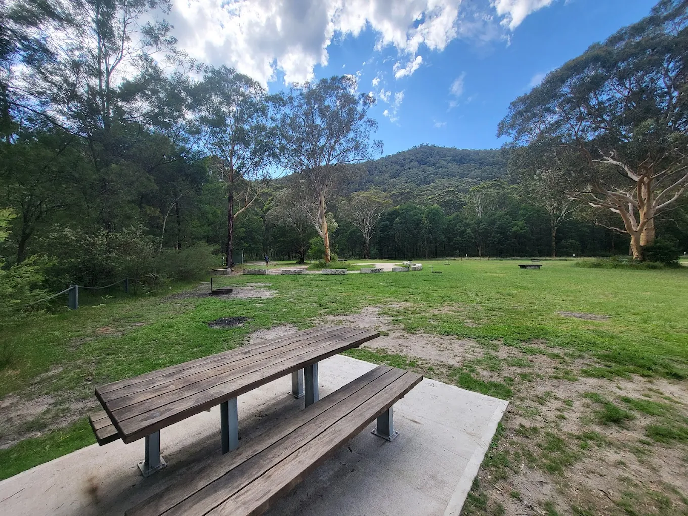 Picnic Table at Burralow Creek Campground