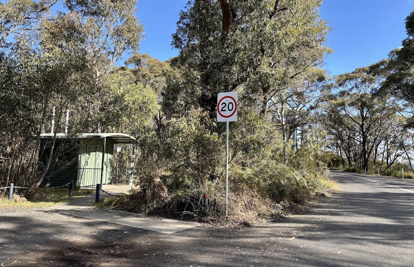 Pit Toilet at mt york campground