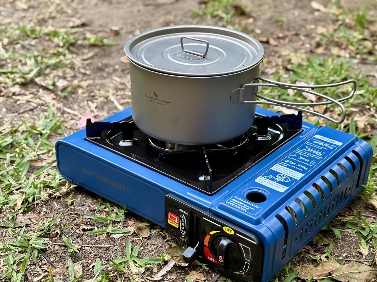 The 7,500 BTU burner of the Companion butane stove​ is able to boil a litre of water in just a few minutes