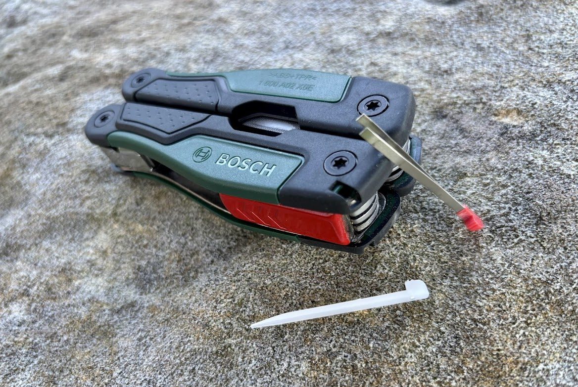 The Bosch 16-in-1 Multi-tool feels substantial and robust without being overly heavy