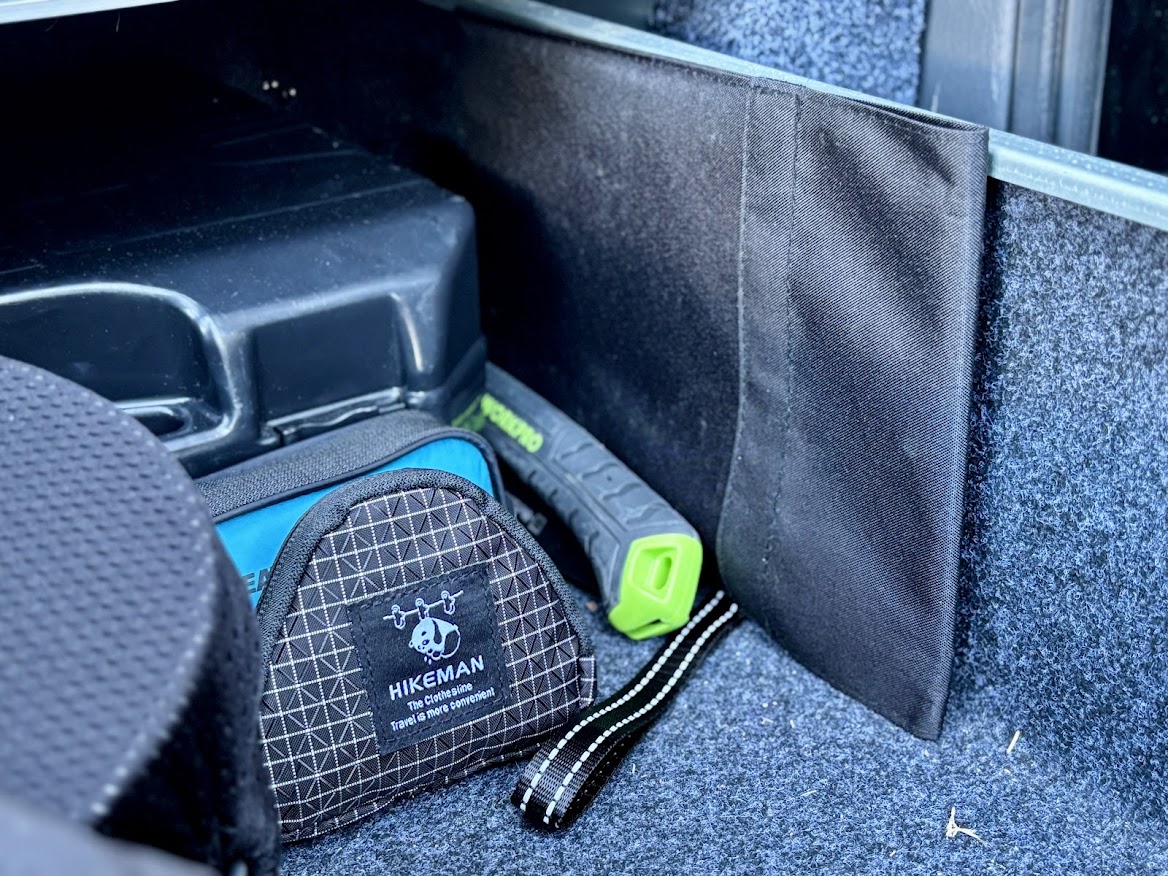 The Boundless Voyage titanium grill​ is ultra portable and can easily be stored against the side of your 4WD drawer system