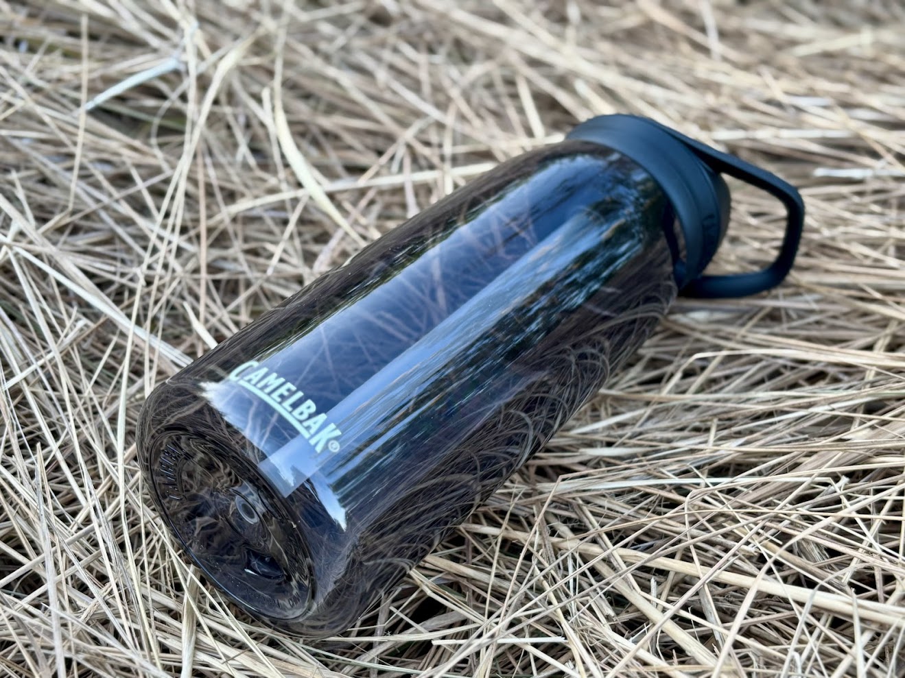 The CamelBak Eddy+ bottle is made from Tritan Renew, a durable plastic made from 50% recycled material