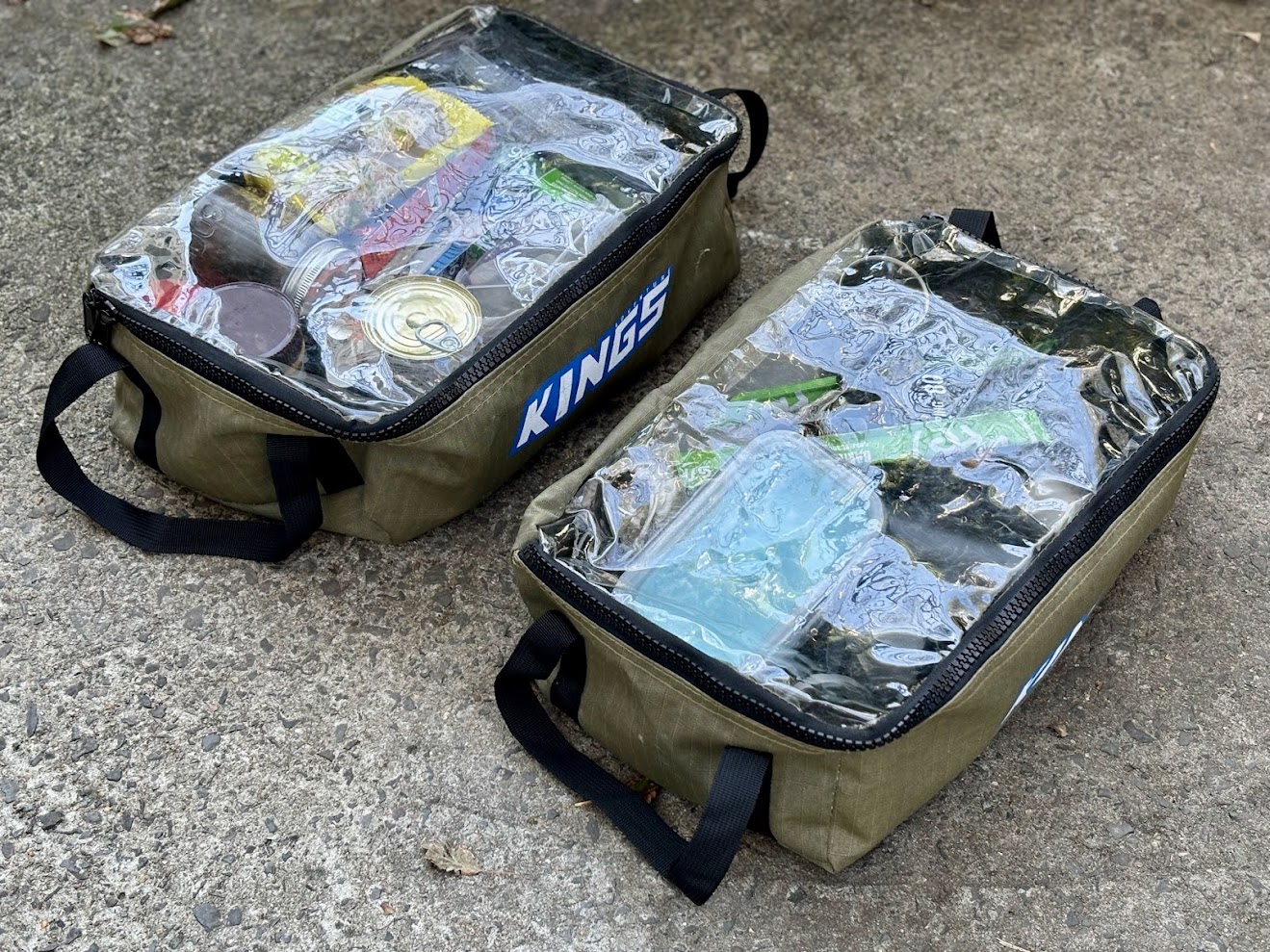 The Kings canvas clear top bag​s come with a transparent PVC window offering a perfect view inside
