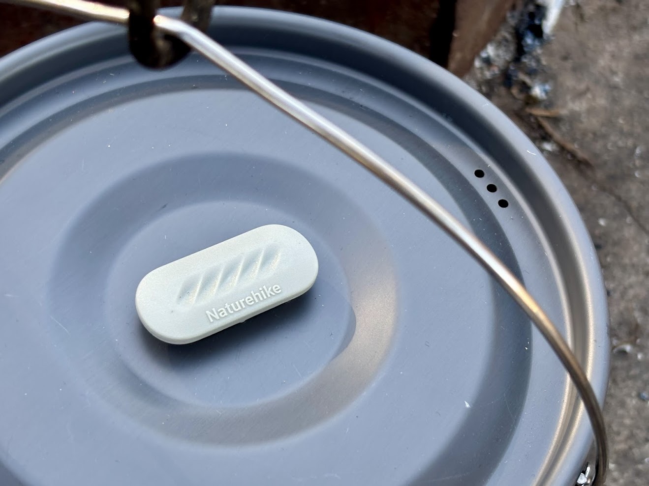 The Naturehike camping pot set is made from hard-anodised aluminium alloy which it's both lightweight and durable.