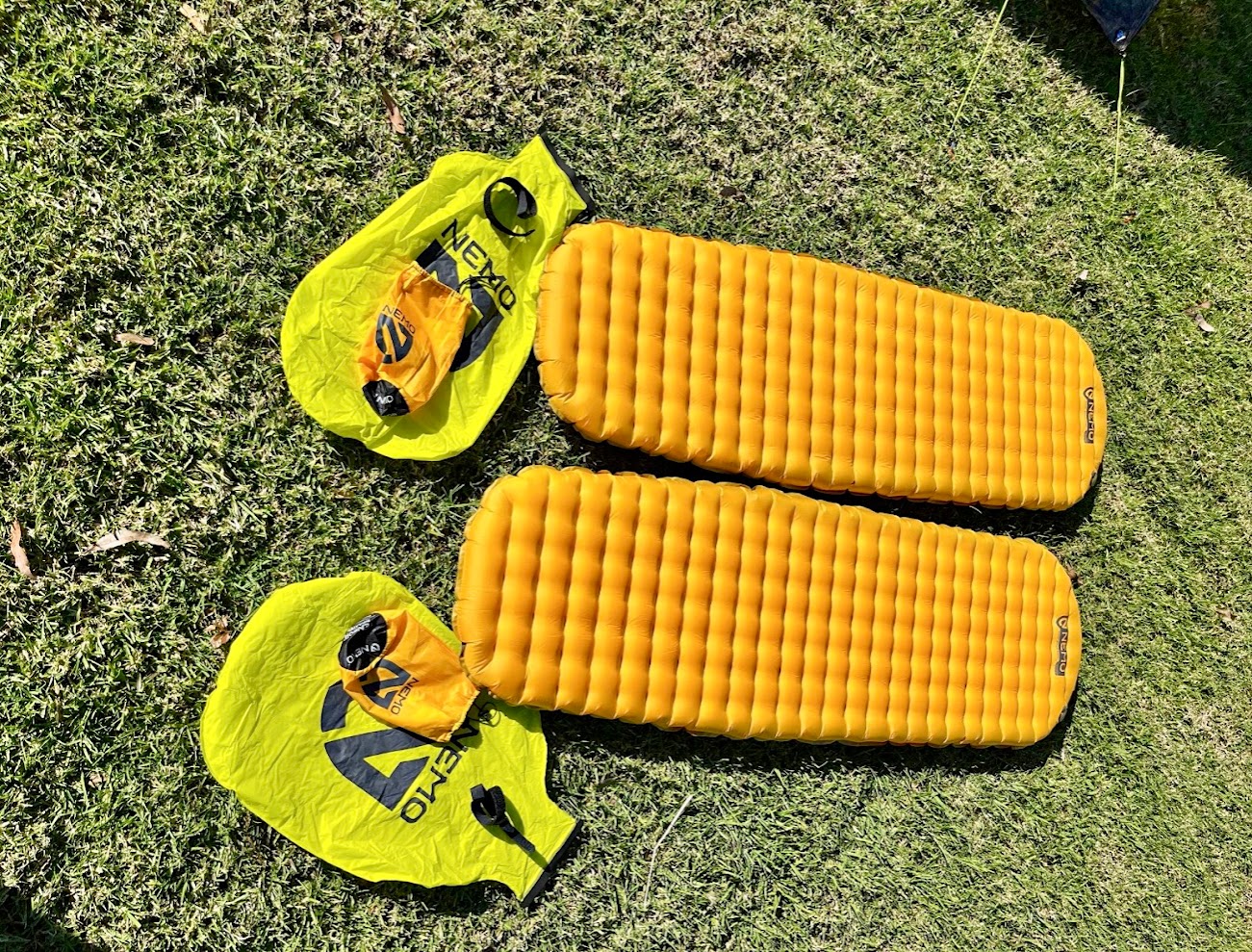The Nemo Tensor insulated sleeping pad​ in mummy shape has 8.9cm of loft providing more than enough cushion to prevent you from hitting the ground