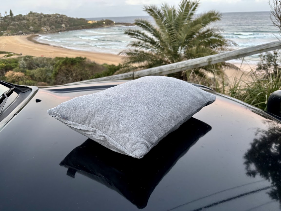 The dimensions of the Accuratex cotton travel pillow at 46 by 33cm are generous