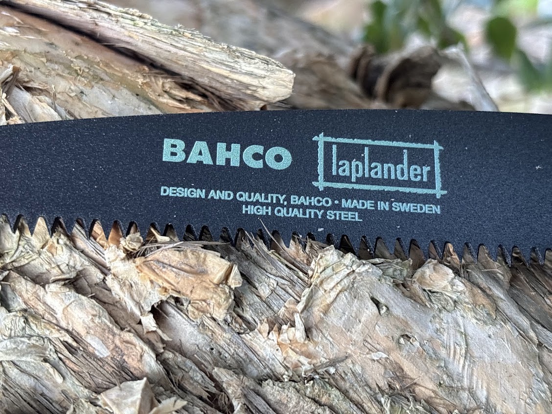 The heart of the Bahco Laplander is its high-carbon steel blade known for holding a sharp edge and being very durable
