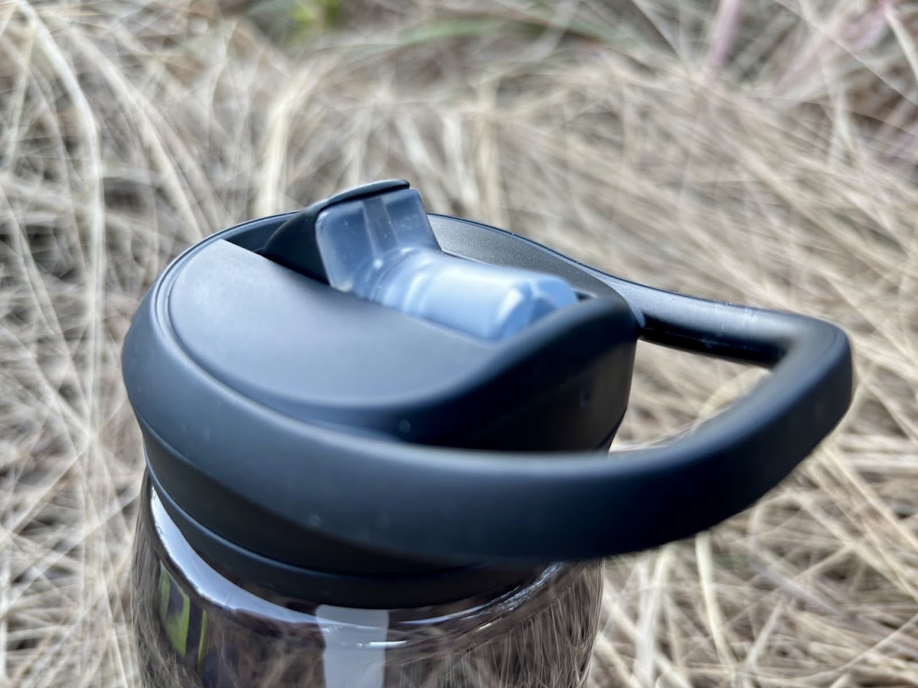 The lid of the Camelbak Eddy+​ is made from a tough polypropylene and the bite valve is a soft medical-grade silicone