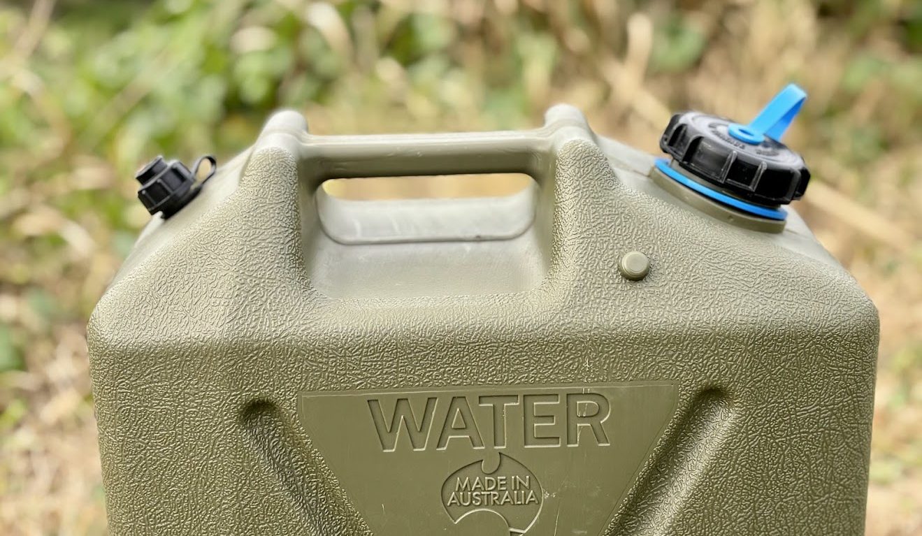 The robust handle, secure cap and breather vent of the Pro Quip water jerry can​e are well-thought-out features