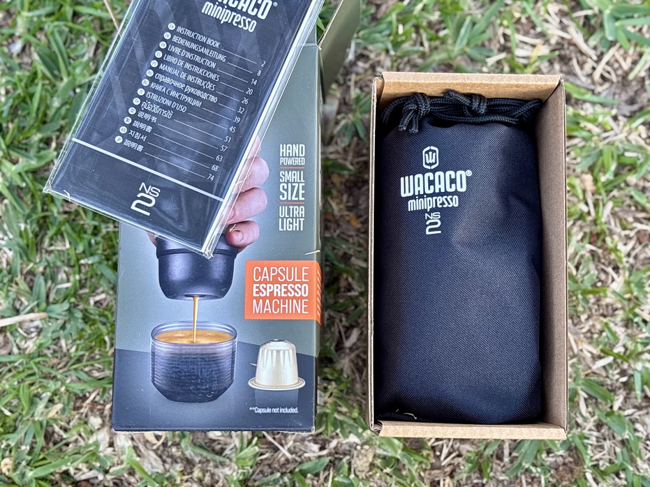 Unboxing the the Wacaco Minipresso NS2​ in Stone Beige colour