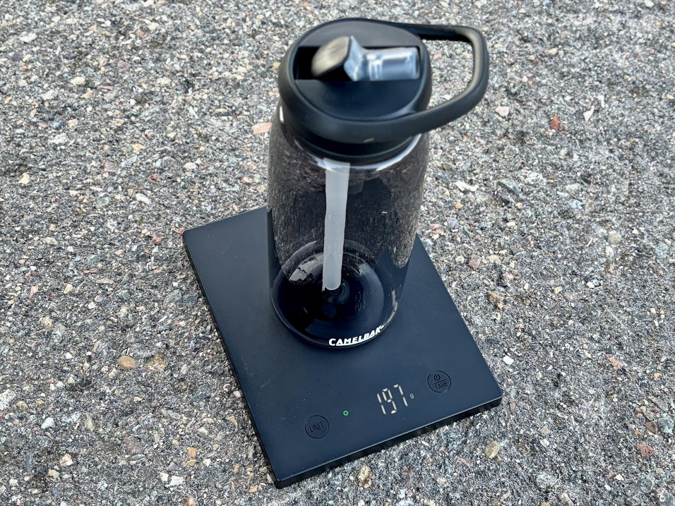 Weighing in at only 197g when empty, the CamelBak Eddy+ is a lightweight option for its 1L capacity making it a good choice for hiking or for a full day out