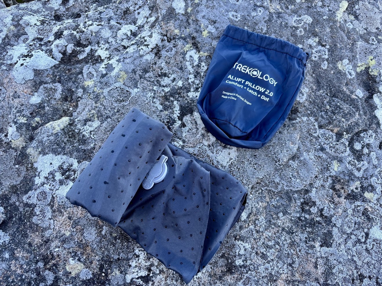 The Trekology Aluft pillow 2.0 is genuinely tiny, smaller than a soda can and feather-light