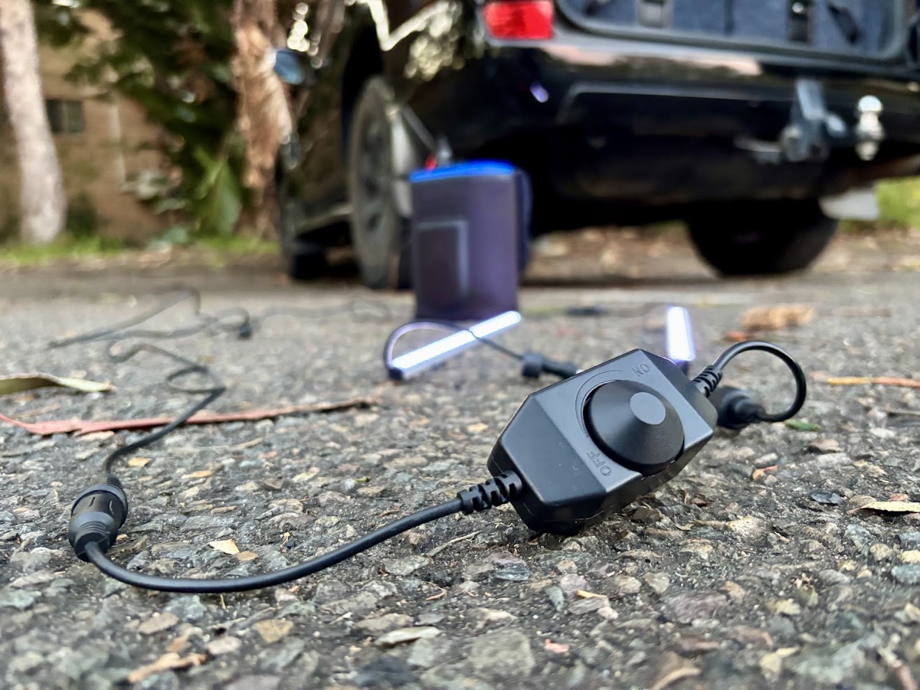 The dimming control is part of the Kings 4 bar light kit and a necessary feature for when you don't need full brightness