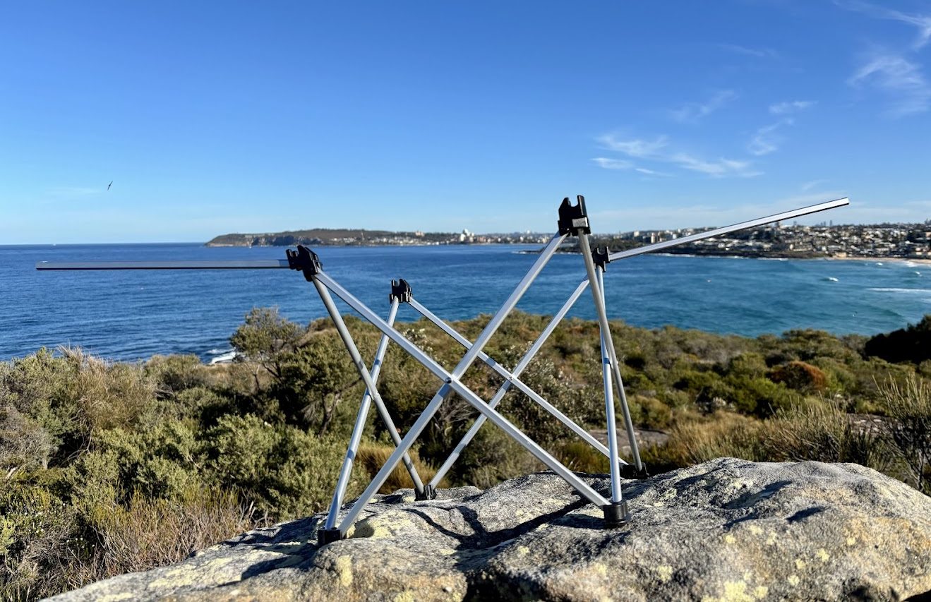 The frame of Trekology camp table pops up easily, then lock in the two poles at the top and snap the aluminum slats onto the four corner posts