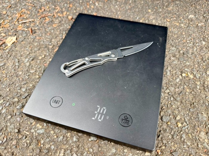 The Nomel folding pocket knife is feather-light at only 30 grams makeing it an ideal piece of Ultralight Gear