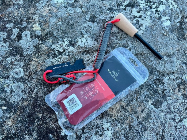 The RKR Outdoor Ferro rod fire starter is a genuinely handsome piece of gear that feels rooted in traditional bushcraft