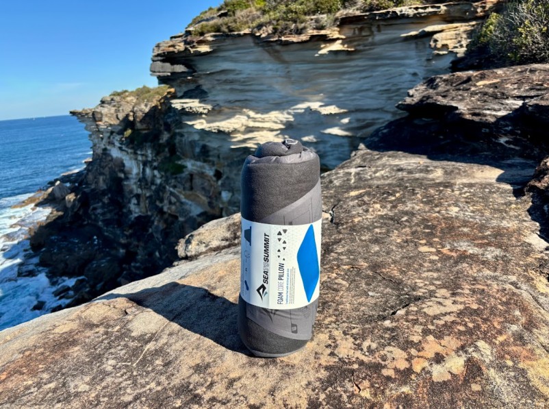 The Sea to Summit foamcore pillow​ is designed to bridge the gap between ultralight portability and true luxurious comfort