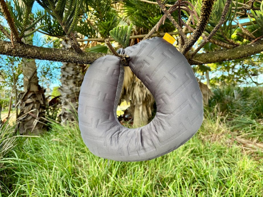 The fact that the cover of the Trekology Aluft Neck Pillow is removable and washable is a huge feature