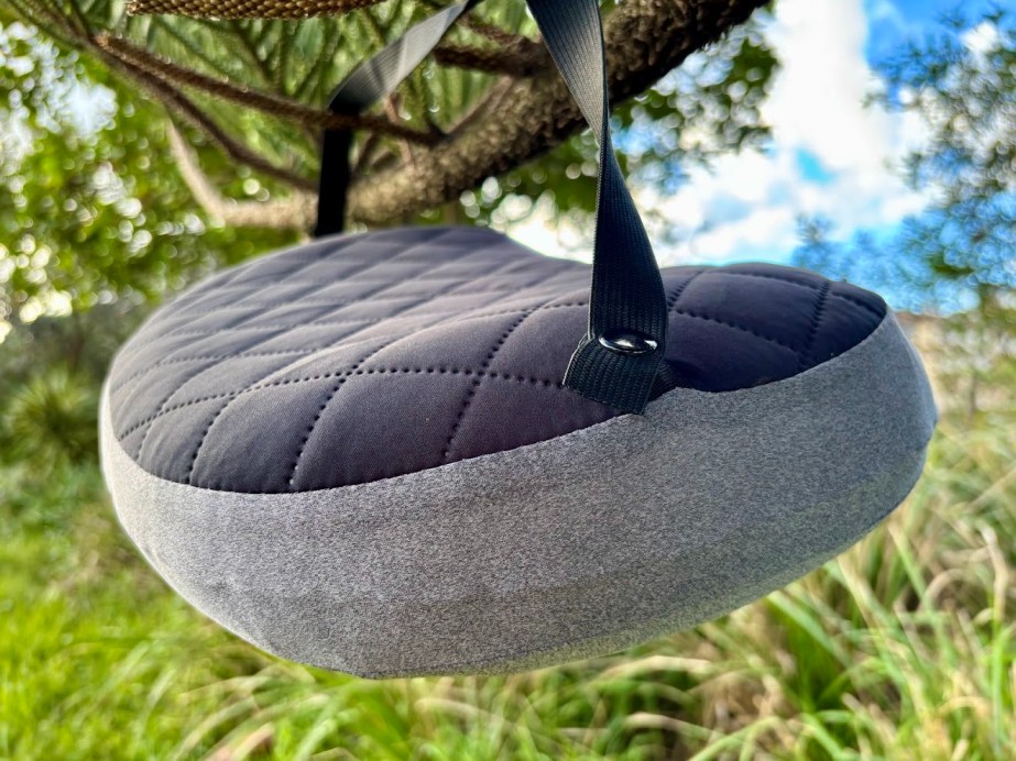 The most effective feature of the Trekology Aluft Deluxe pillow is the pad attachment strap