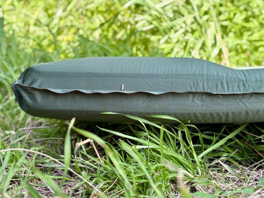 Another great feature of the Elegear self-inflating sleeping pad is the slight elevation at one end that functions as a build-in pillow