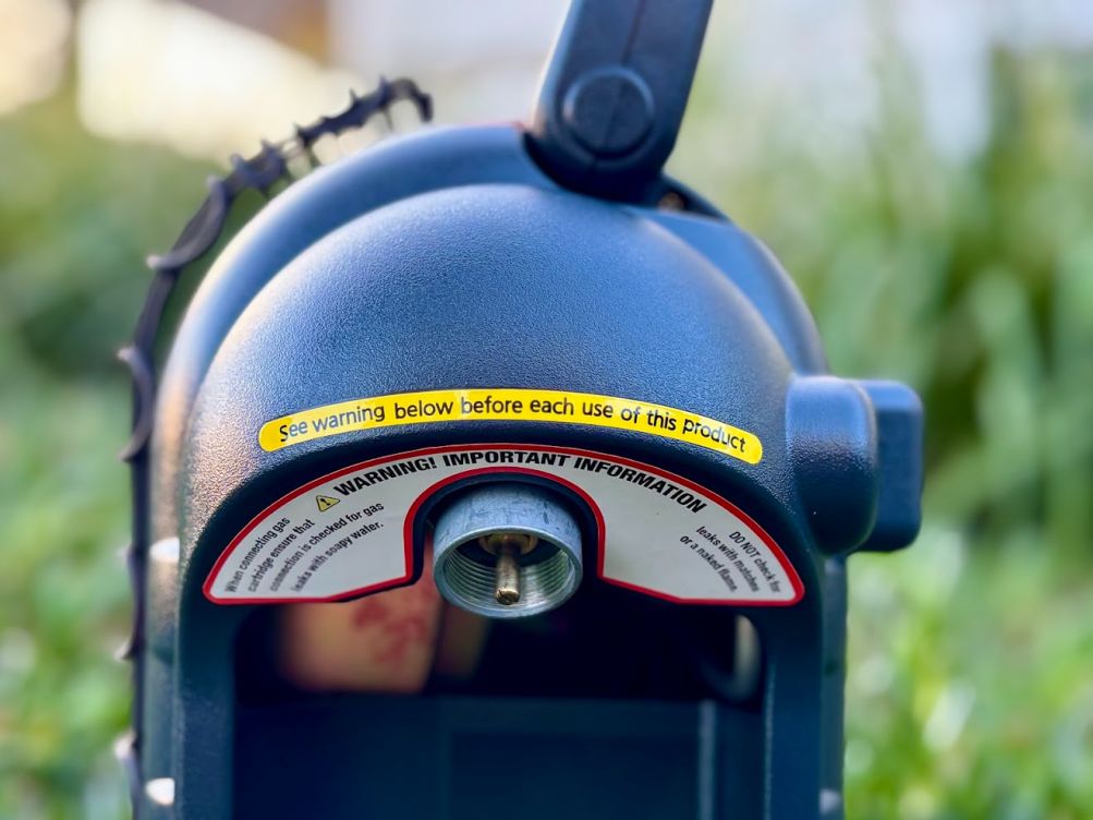 For longer trips connect the Mr Heater Portable Buddy Heater to a larger 9kg gas bottle via a separate GM110 hose