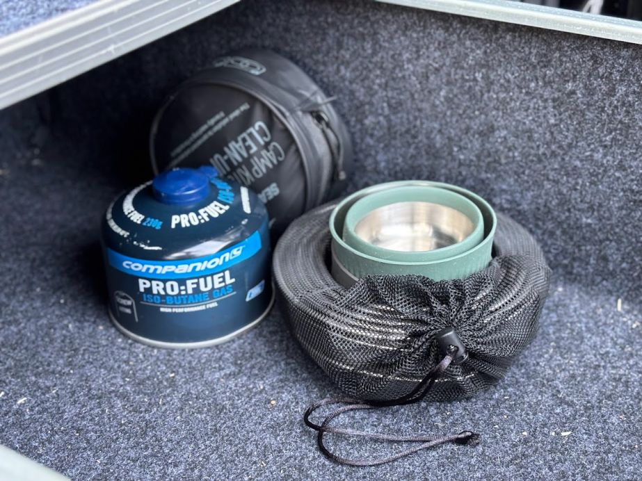 The 230g Companion Pro Fuel cartridge is incredibly compact and measures only 11 cm high and 8.5 cm wide