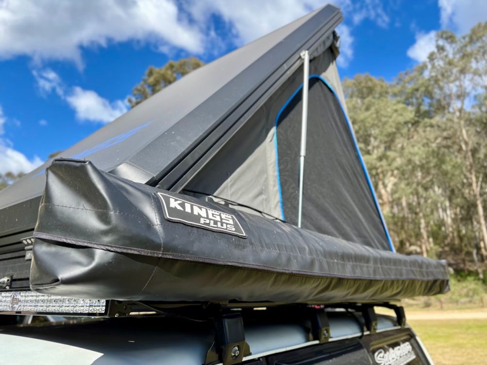 The Kings Grand Tourer Mk3 comes with full-length accessory channels built into the extruded aluminium frame to easily mount accessories (incl the Kings 270 awning)