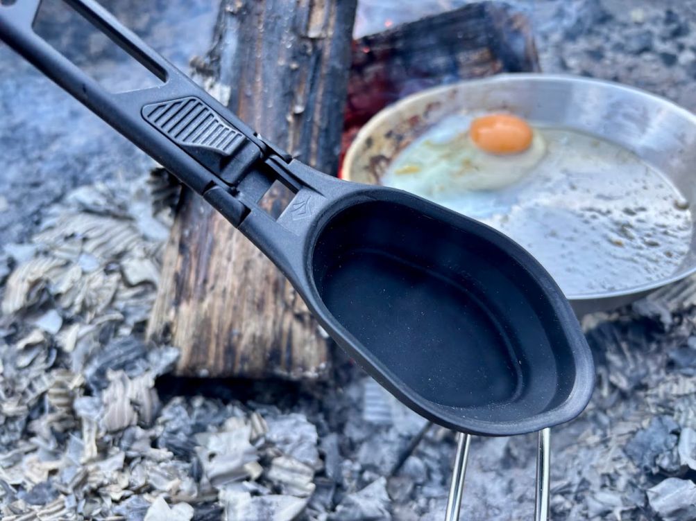 The most striking thing about the Sea to Summit Folding Spoon is just how cleverly it folds with a solid locking mechanism