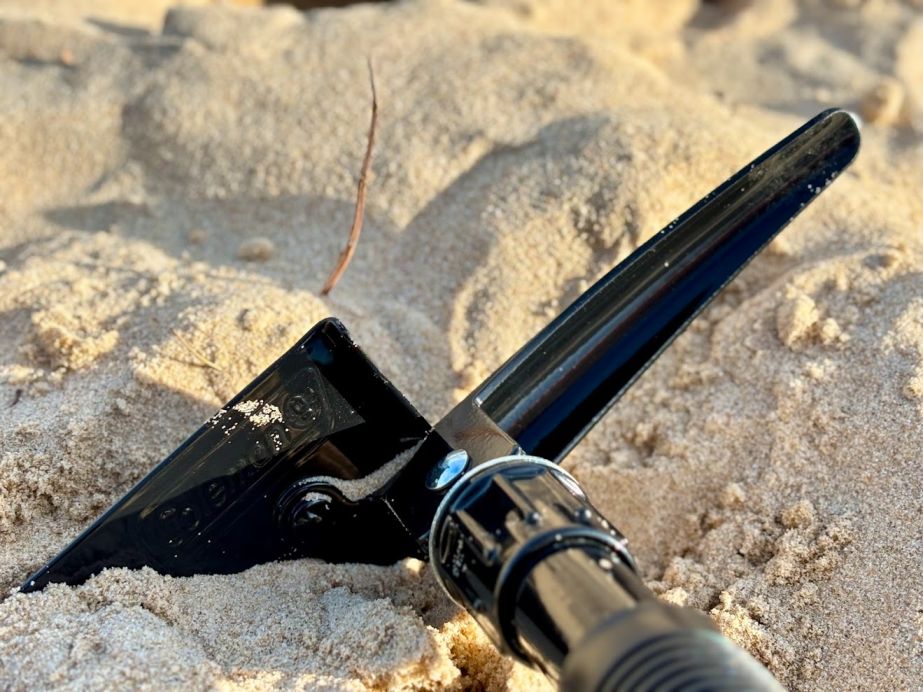 The pick on the Coleman camping shovel is fantastic for making a small trench around your tent or creating a drainage channel