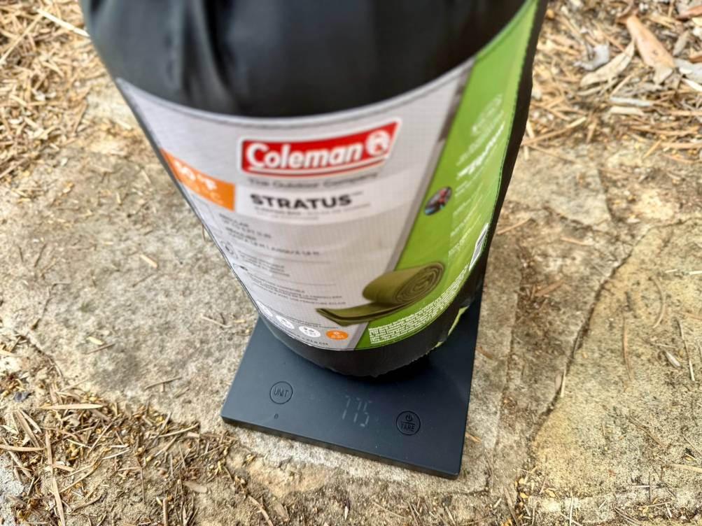 Weighing in at 775g, the Coleman Stratus Fleece Sleeping Bag Liner is more suited for general camping rather than ultralight backpacking
