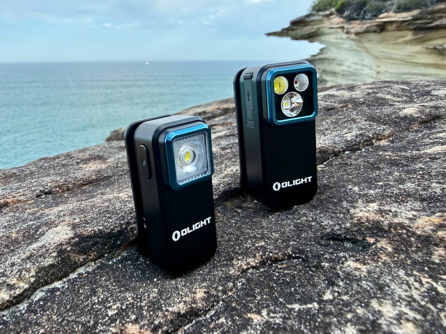 Comparing the size and look of the Olight Oclip (300lm) and the Olight Oclip Pro (500lm)