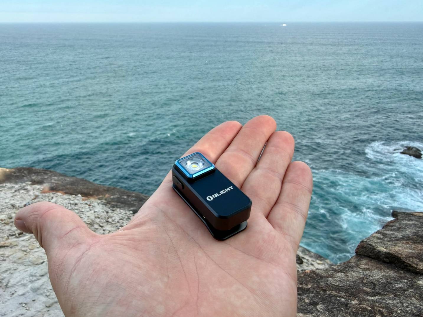 The Olight Oclip is impressively tiny when you first pull it out of the box